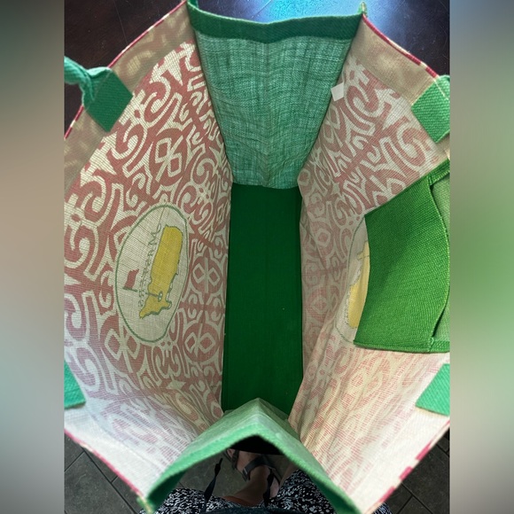 NEW 2017 MASTERS Golf JUTE BAG (18.25" x 18.5")  from AUGUSTA NATIONAL - Picture 5 of 5